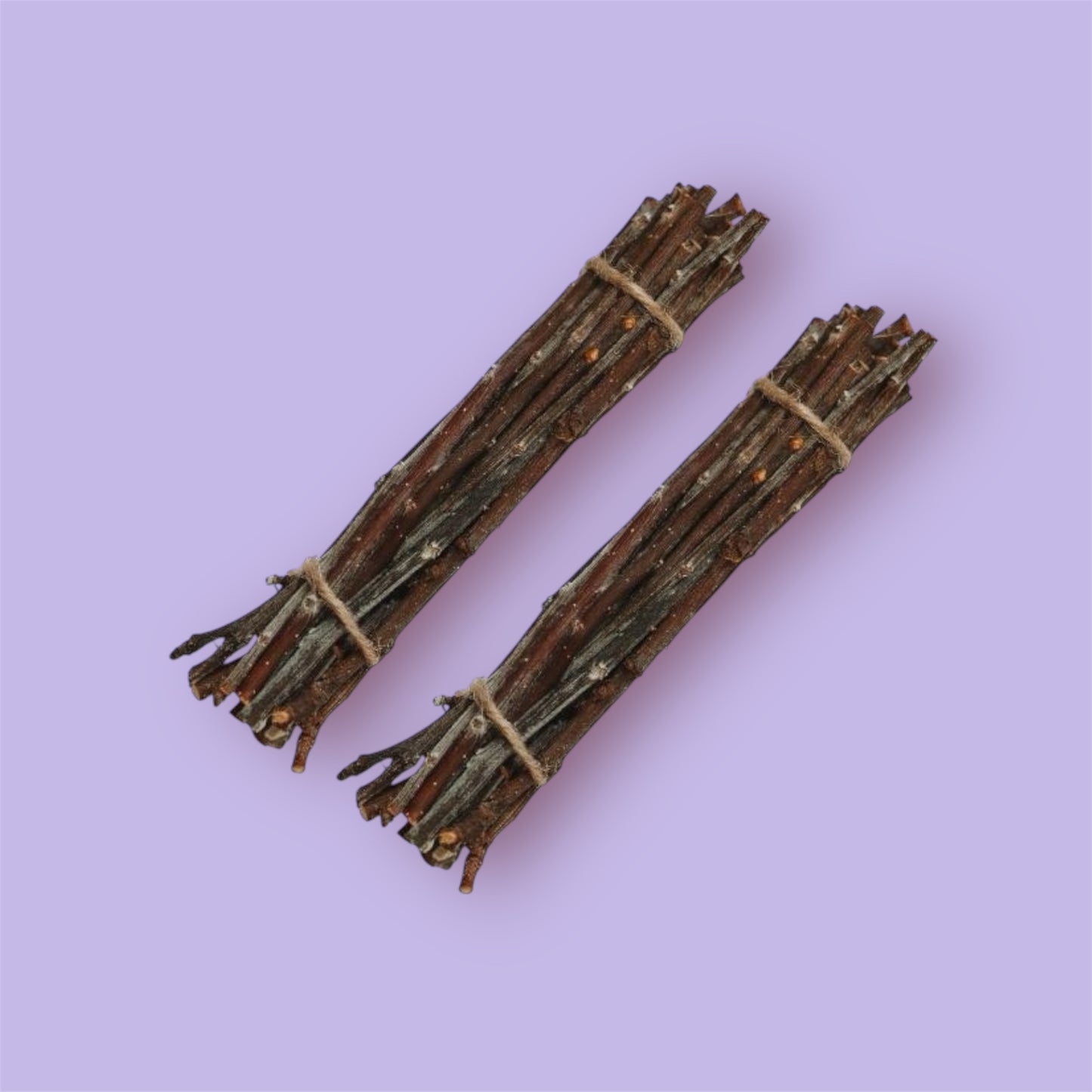 2-Pack Apple Wood Stick Bundles Chew Toy