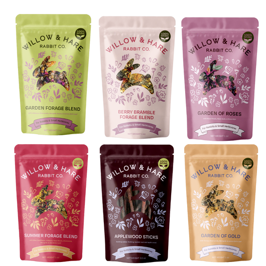 Bunny Bundle! 6-Pack - 5 Forage Blends + Applewood Sticks!